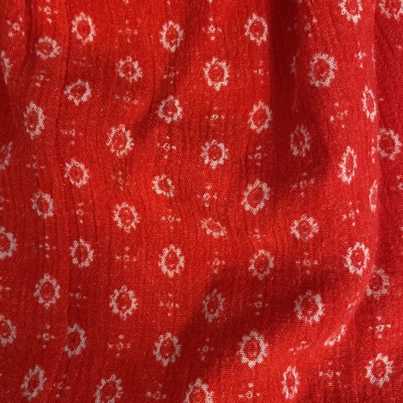 Red patterned mini dress - Picture 3 of 3